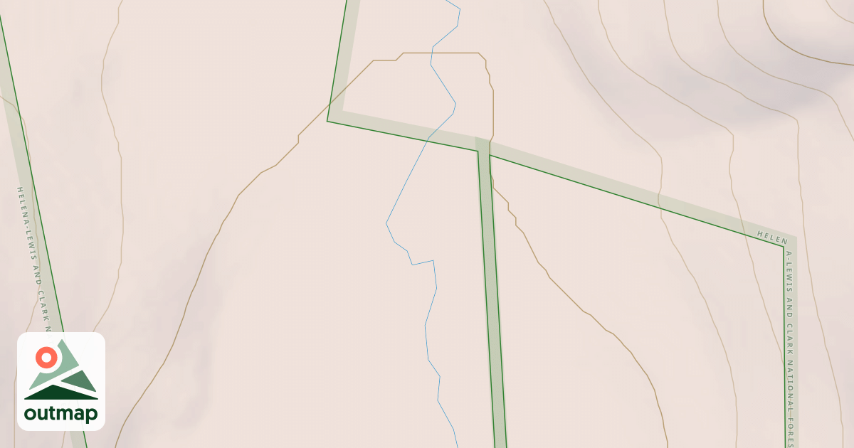 Map of CARELESS CANYON-NOT NEEDED