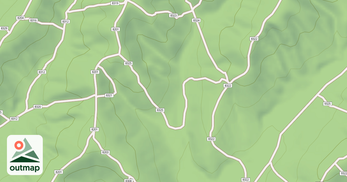 Map of USFS Motor Vehicle Use Map Trails 19814