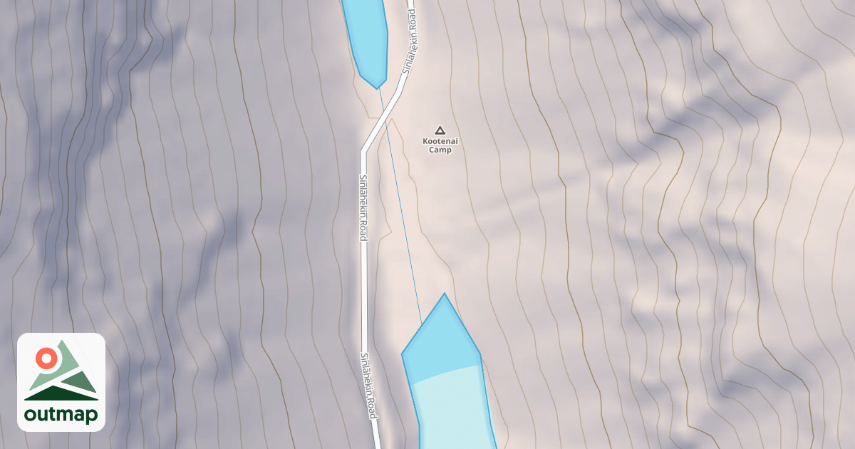 Map of KOOTENAI CAMPGROUND