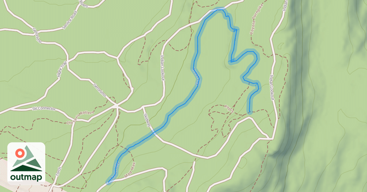 Map of Trout Lily