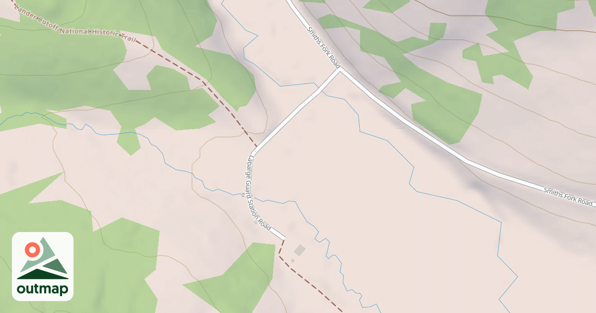 Map of LABARGE GUARD STATION
