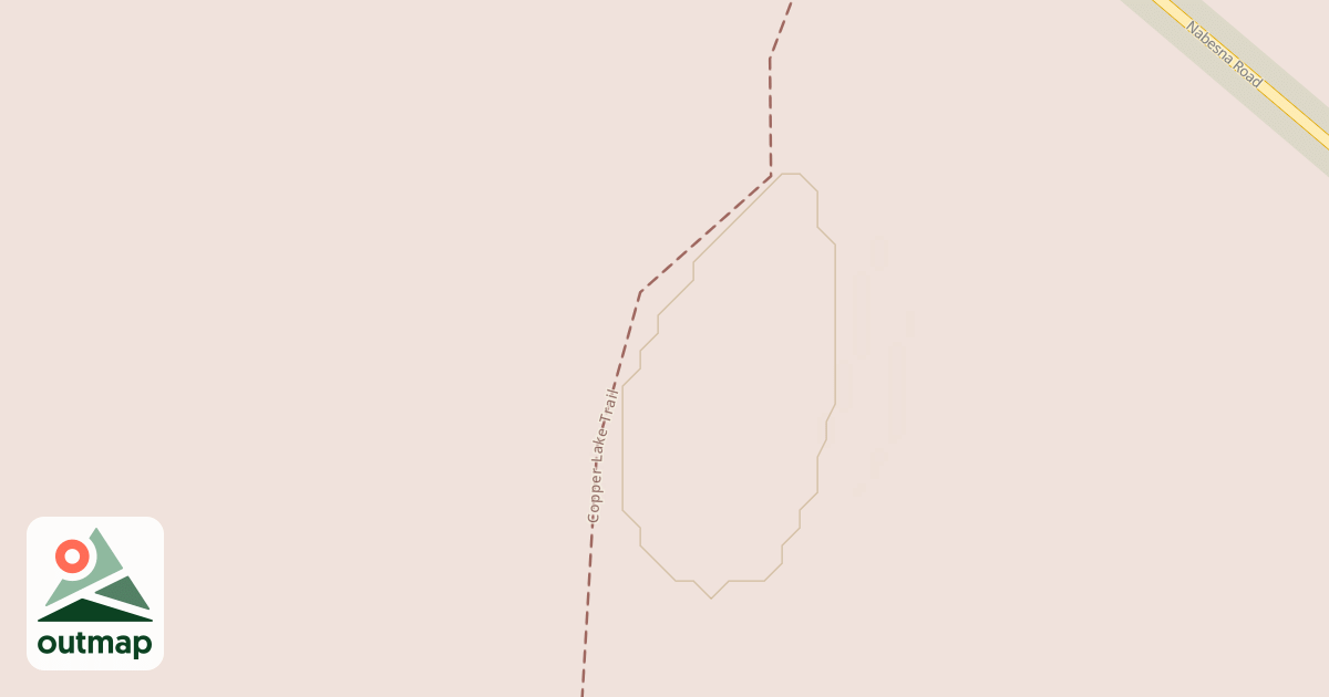 Map of Copper Lake Trail