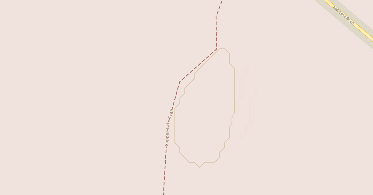 Map preview of Copper Lake Trail