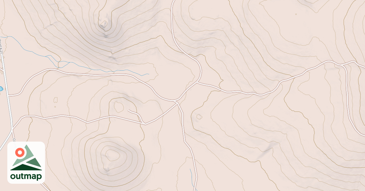 Map of CAMPBELL MTN SOUTH