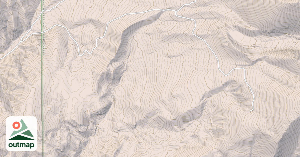 Map of ALLISON CR.-N.FK.COW CREEK