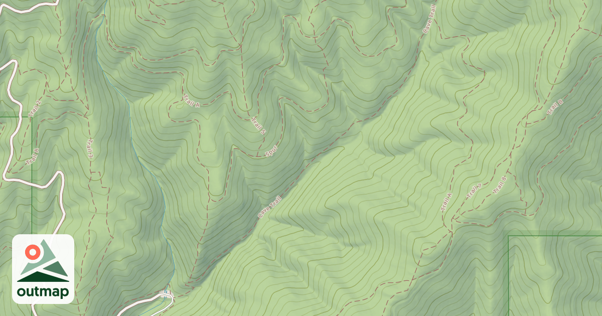 Map of Canfield Mtn Tr Cmplex-Cave-4