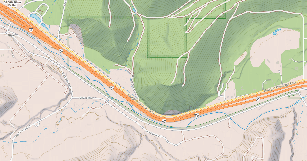 Map preview of OLD MILWAUKEE GRADE