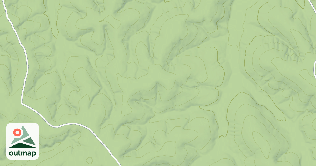 Map of PITTS HOLLOW SPUR AA