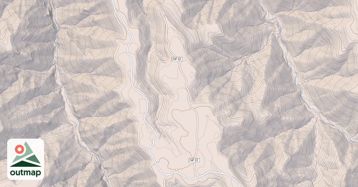 Map of USFS Motor Vehicle Use Map Roads {7560A167-B723-4C3D-9097-2C58A8B5FB3D}