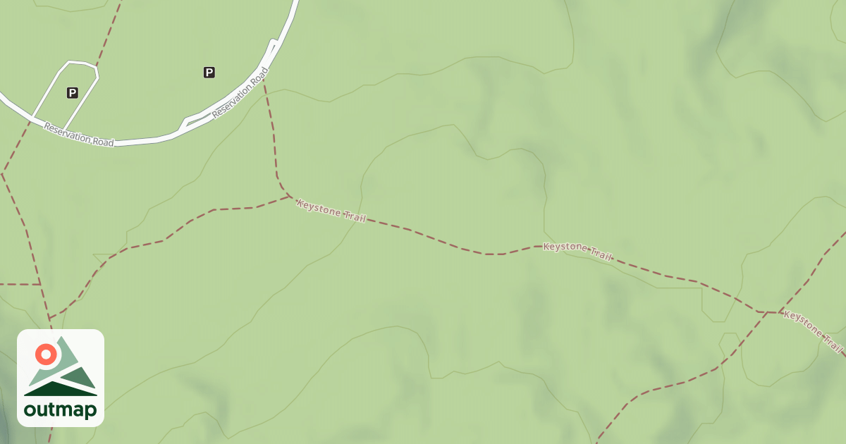 Map of Keystone Trail