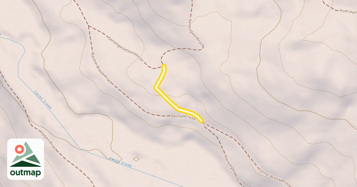 Map of Serengeti Trail