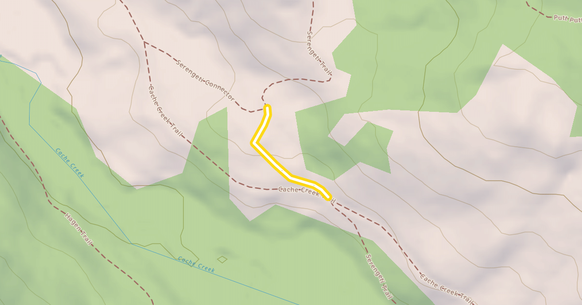Map preview of Serengeti Trail