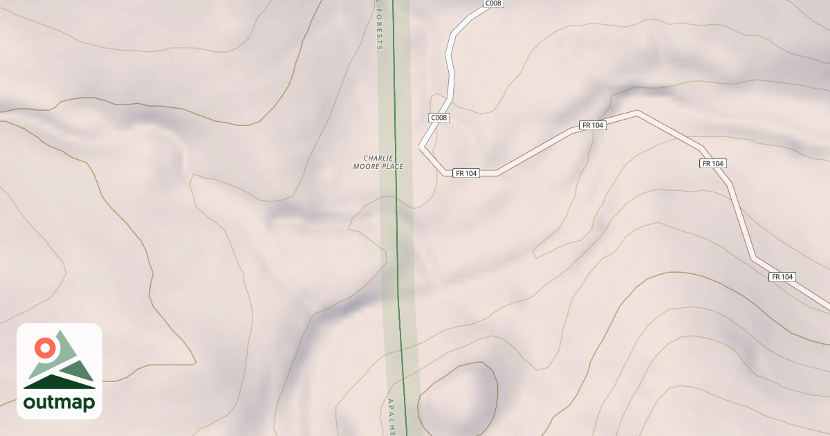 Map of 104 A