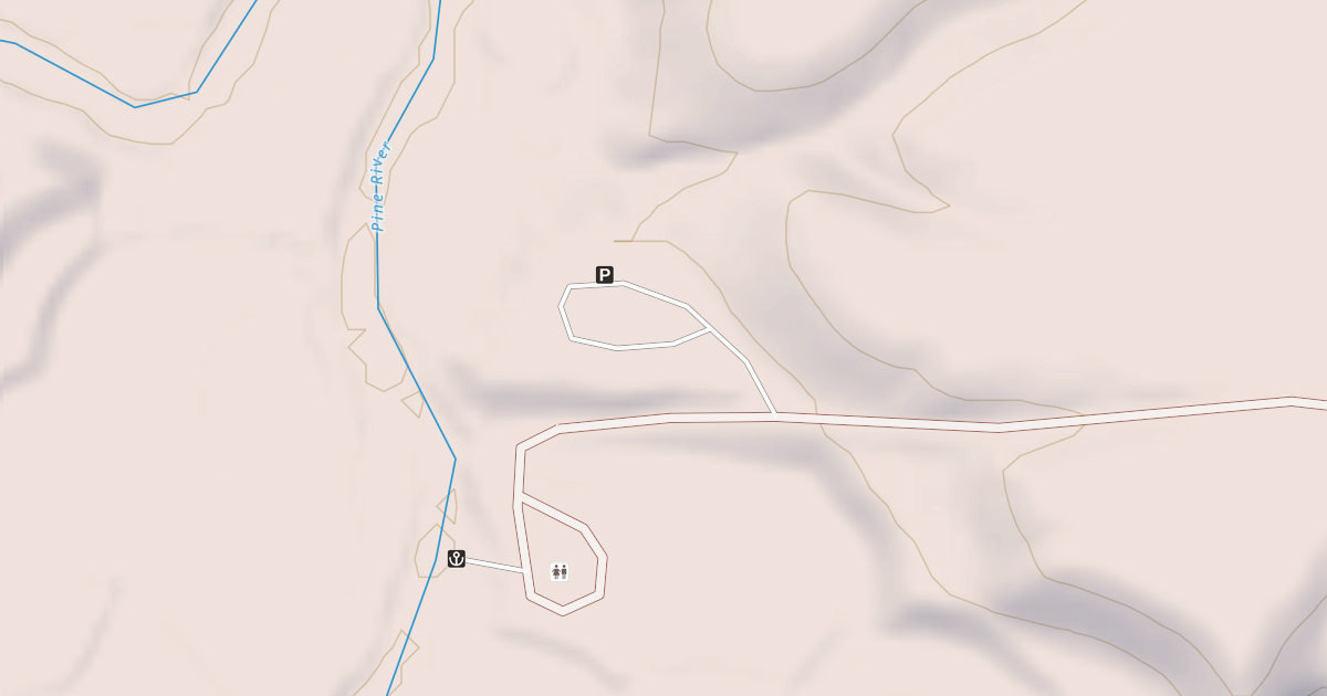 Map preview of ELM FLATS RV ACC PARKING LOOP