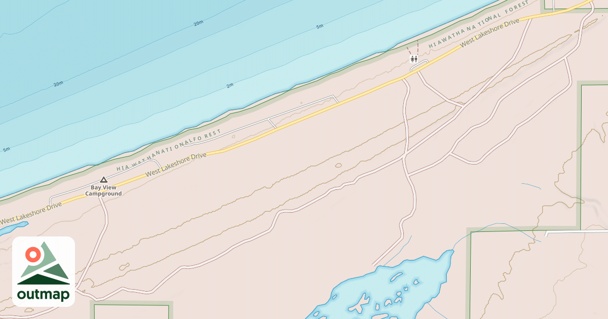 Map of LONG BRANCH