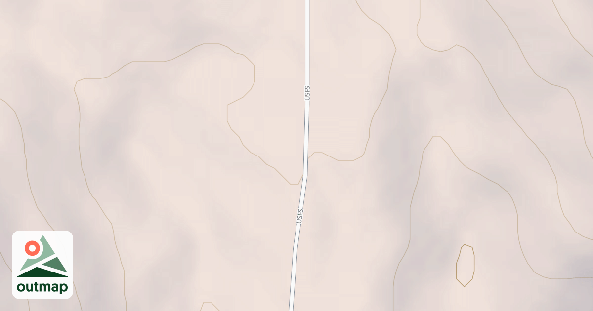 Map of Twin Lakes Road
