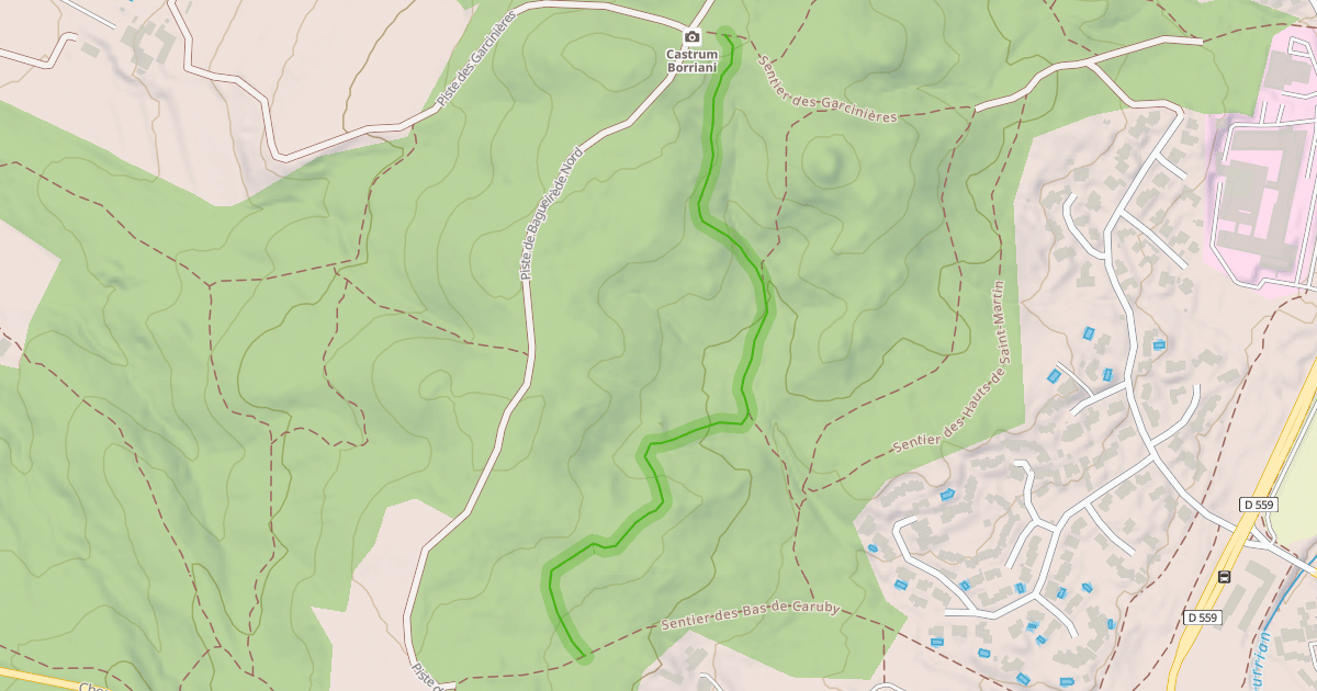 Map preview of Sentiers des Bruyères Blanches