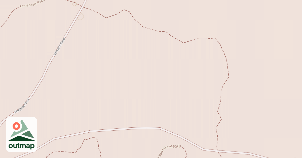 Map of Tomahawk Trail A Loop