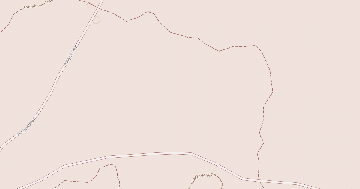 Map preview of Tomahawk Trail A Loop
