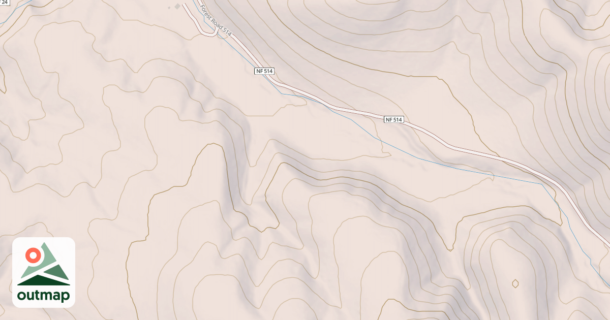 Map of DEER CREEK GS ACCESS RD MRS.1
