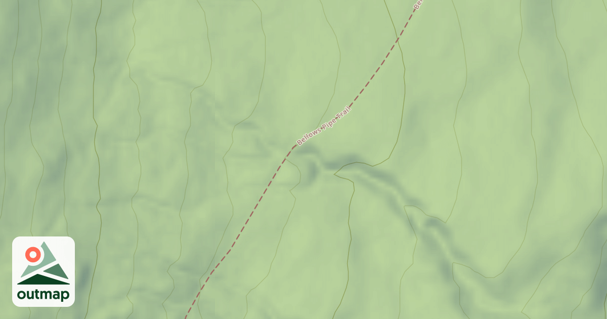 Map of Bellows Pipe Trail