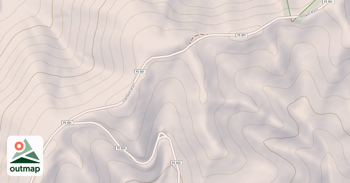 Map of Danskin #501