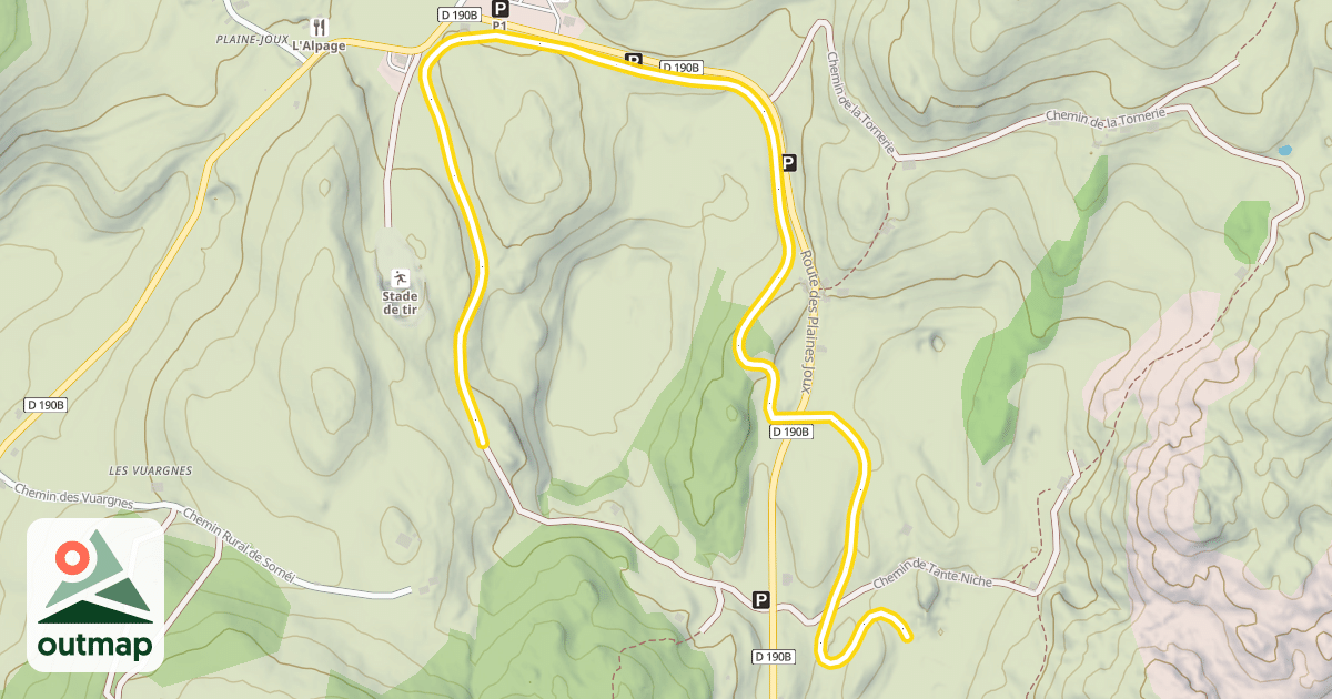 Map of La Verte
