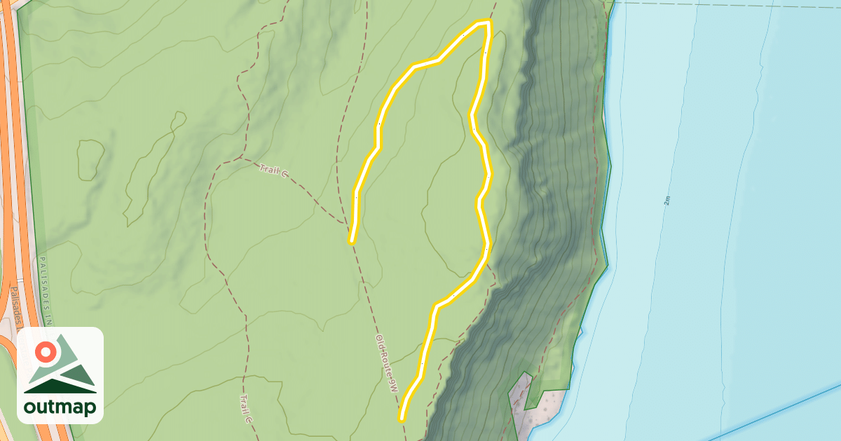 Map of Trail E