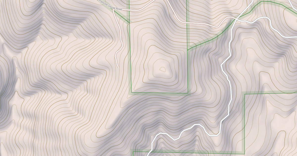 Map preview of PALOUSE DIVIDE G