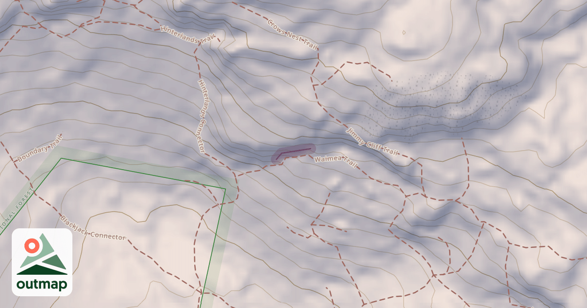 Map of Triple Corners Right