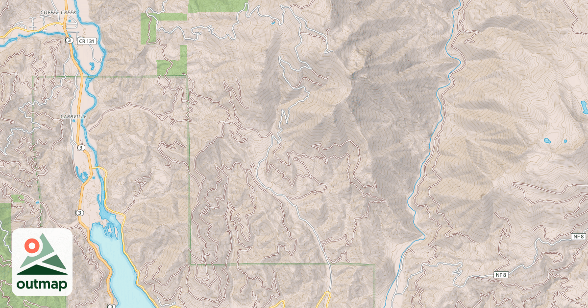 Map of CEDAR CREEK