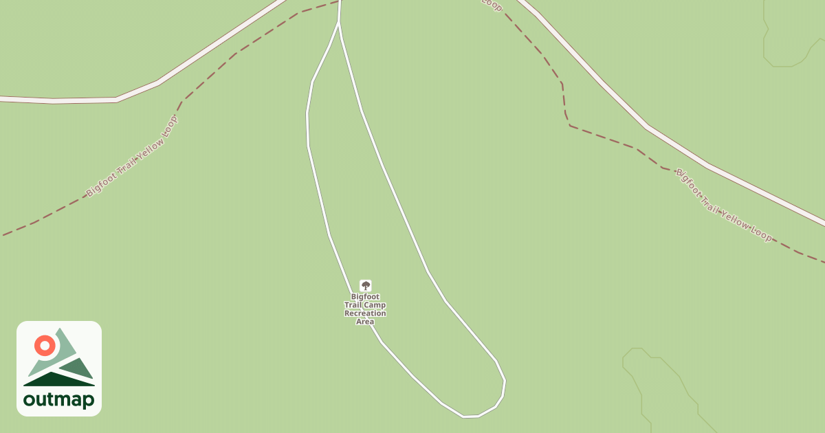 Map of BIG FOOT HORSE TRAIL HEAD
