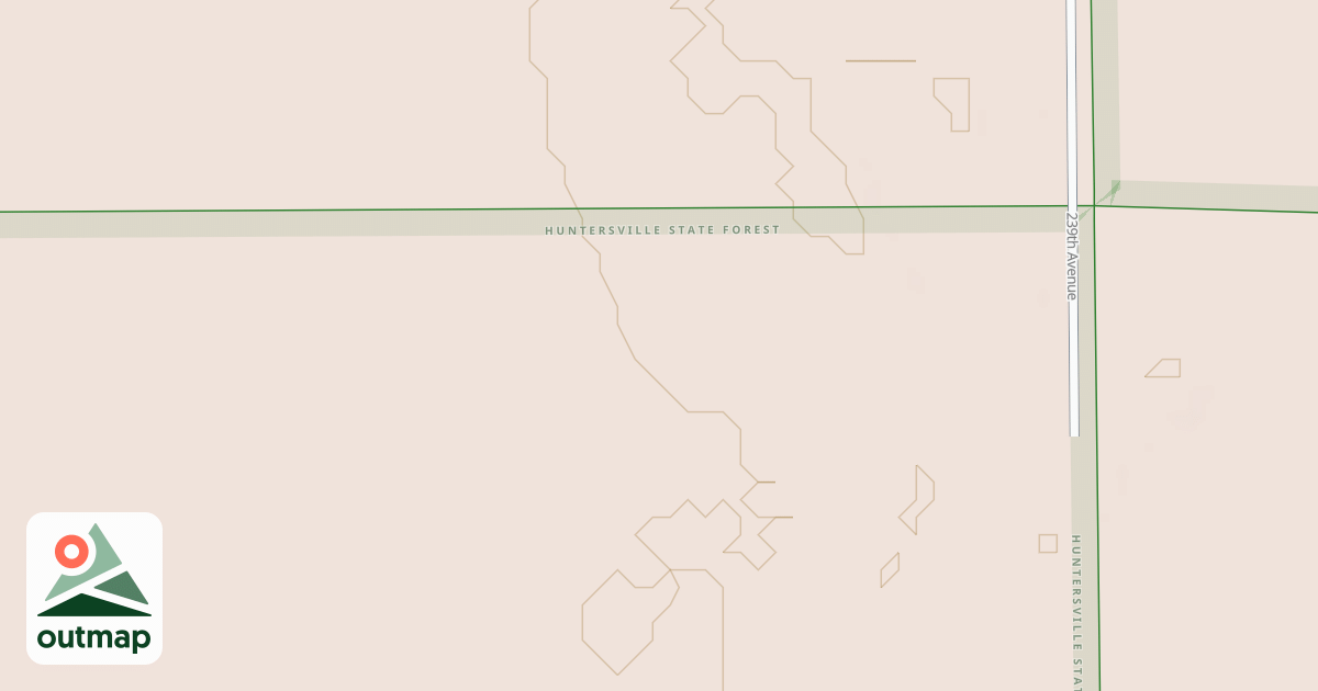Map of Huntersville Trail