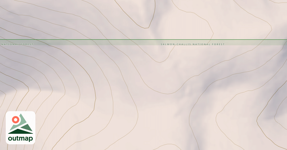Map of BLAZE CANYON SPUR A