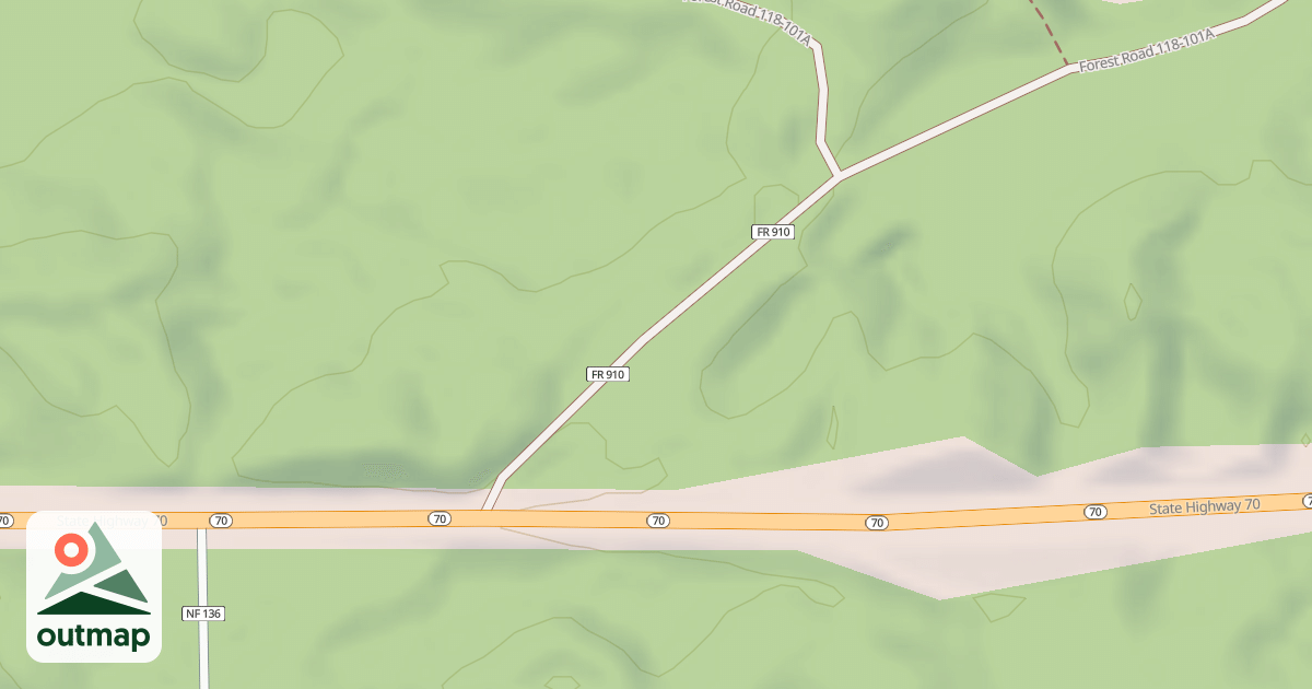 Map of FR 910