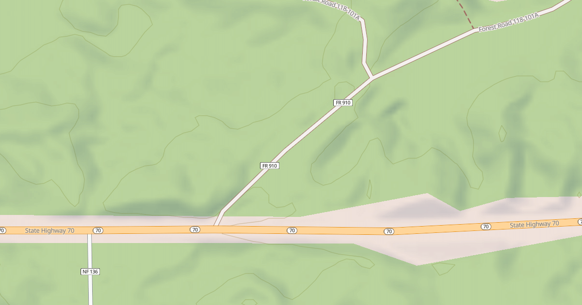 Map preview of FR 910