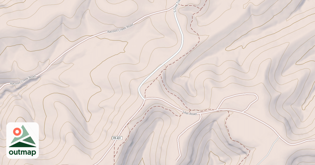 Map of USFS Motor Vehicle Use Map Trails 20652