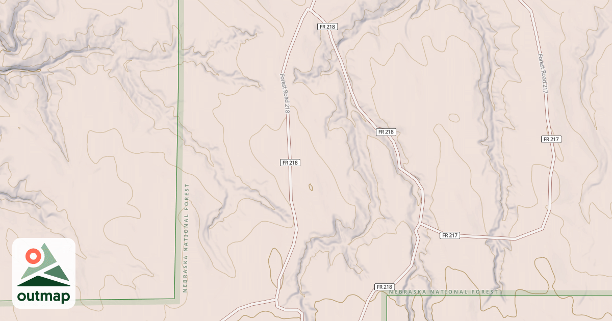 Map of 218