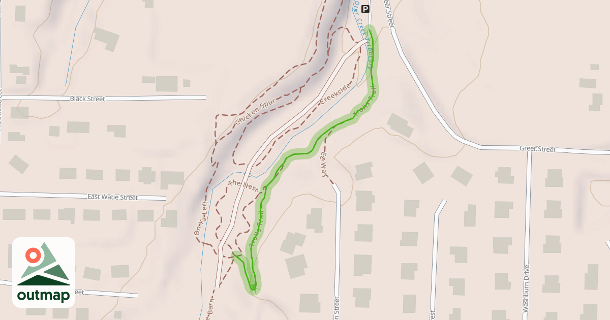 Map of Trolls Trail