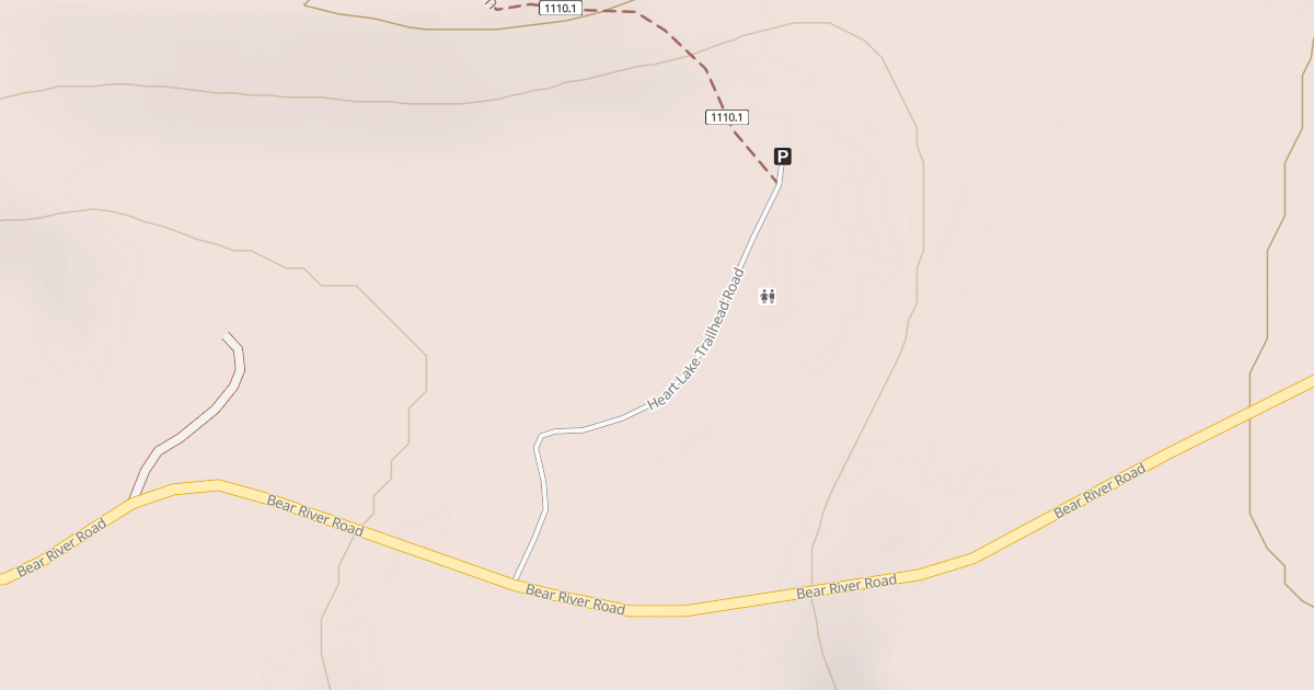 Map preview of HEART LAKE TRAIL