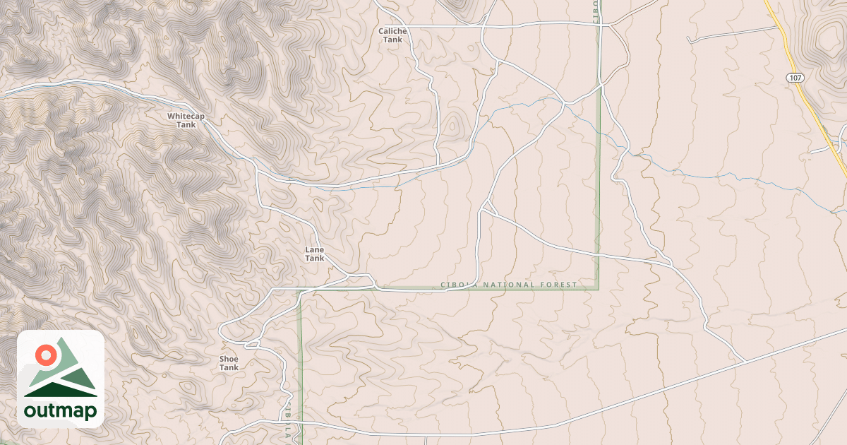 Map of ROSEDALE CUTOFF