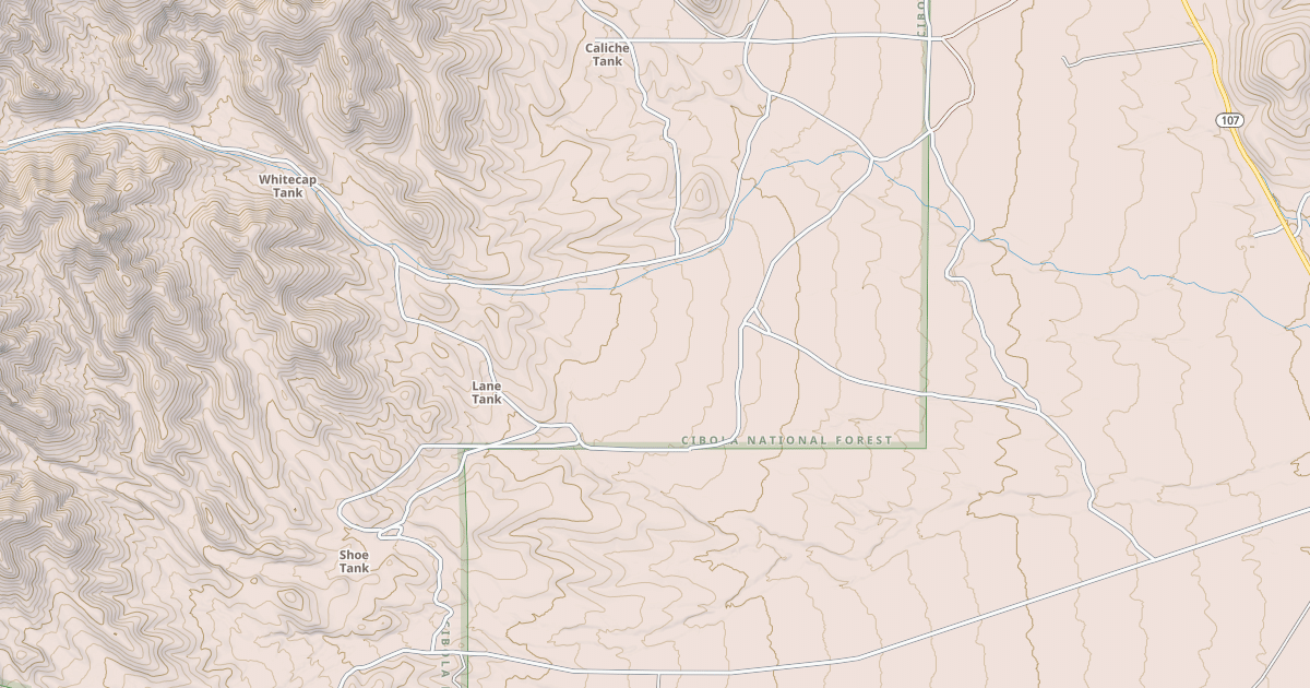Map preview of ROSEDALE CUTOFF