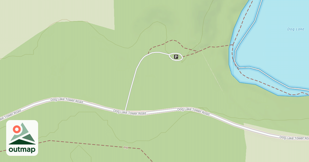 Map of DOG LAKE REC AREA