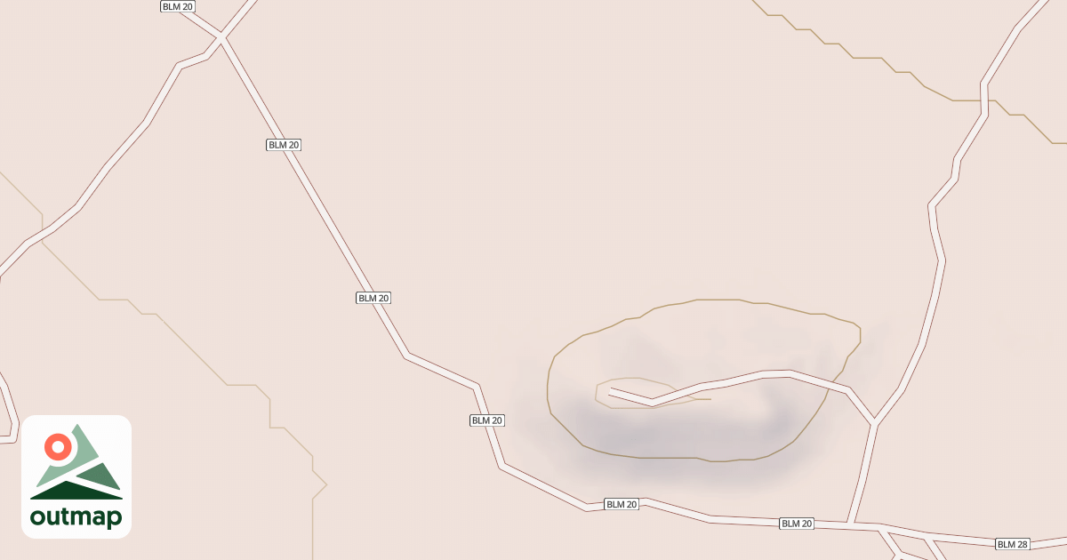 Map of BLM National GTLF Public Motorized Roads 3ffd1562-309a-4c7c-aa33-03679672d50f