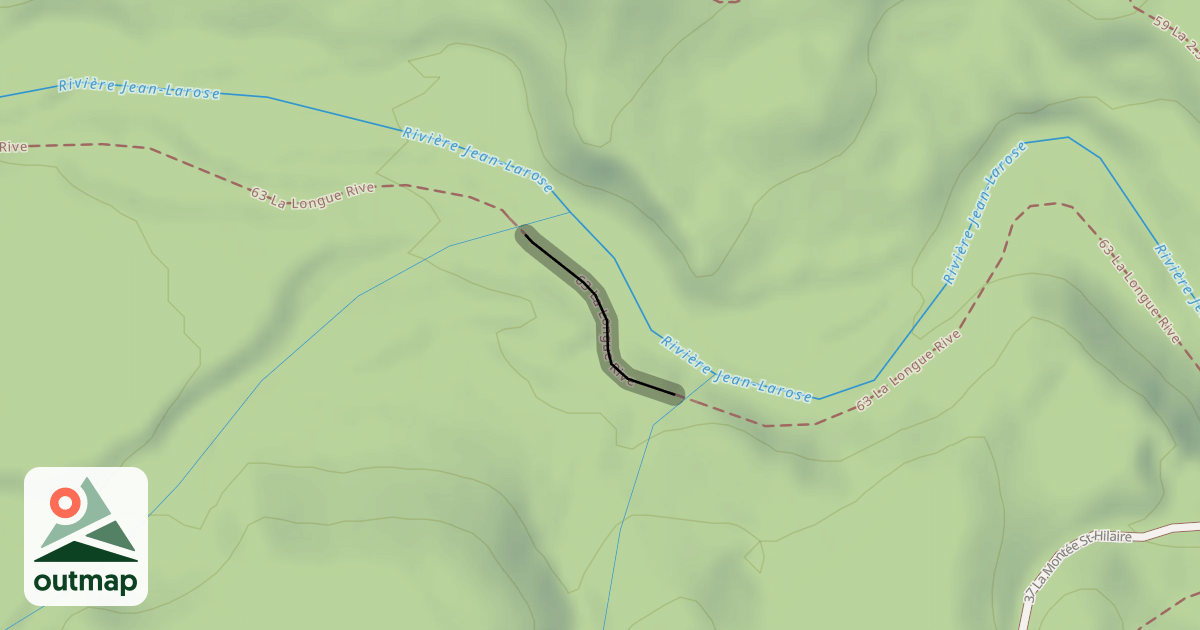Map of 63 La Longue Rive