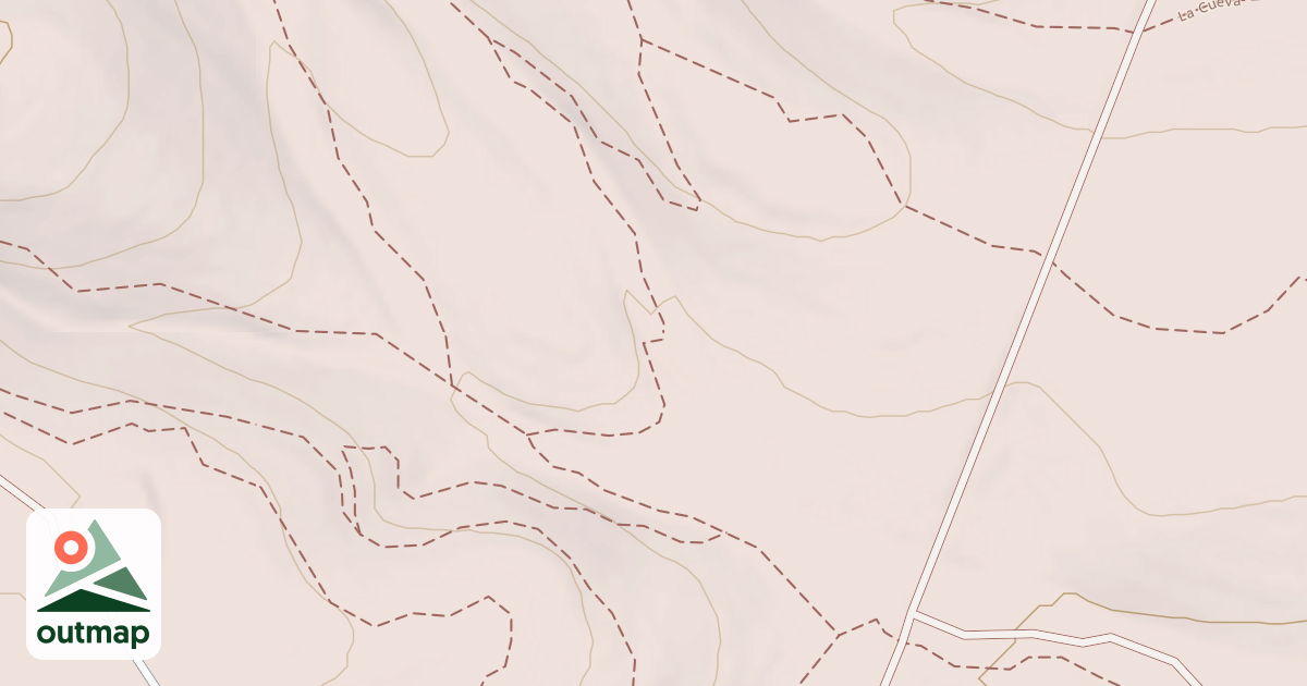 Map of Hackberry Trail System - Erosion Gulch