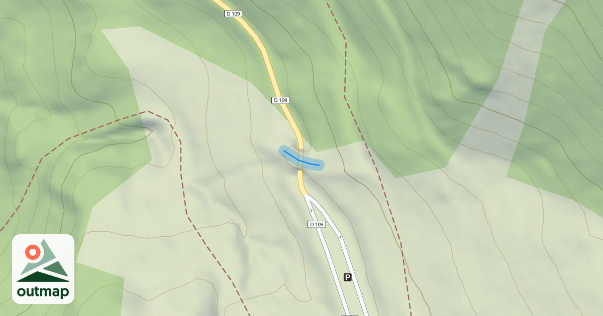Map of Chamois