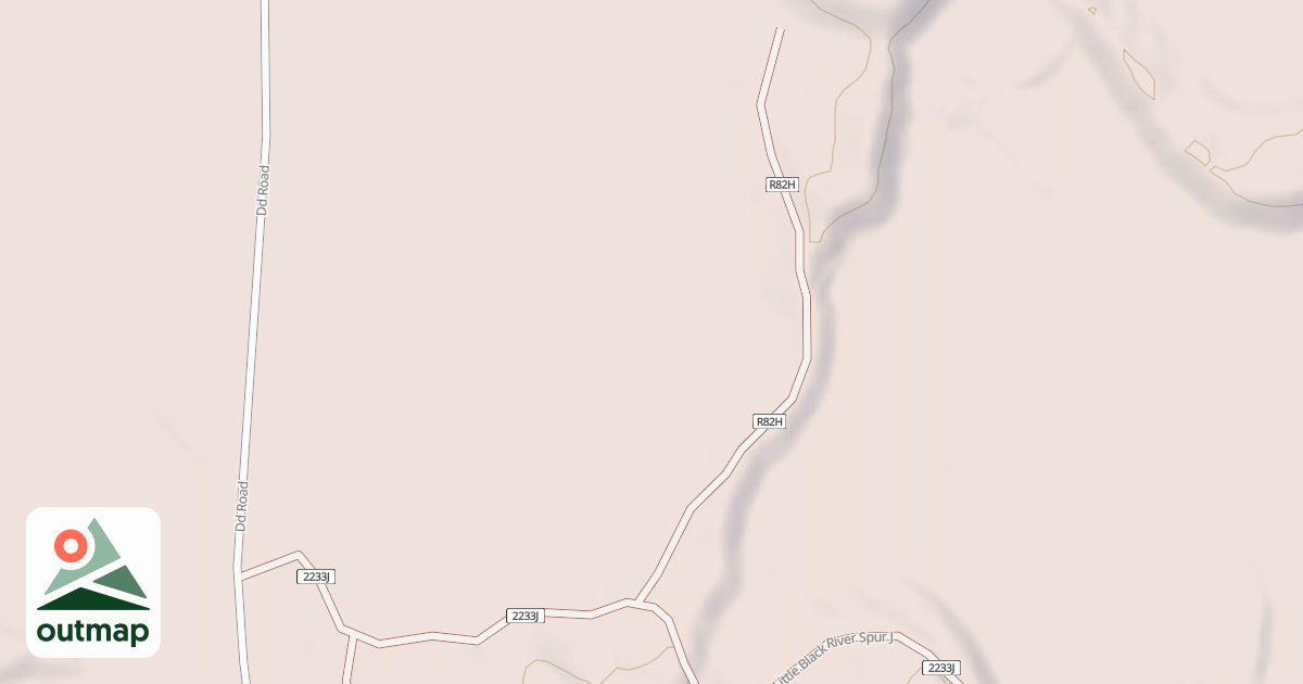 Map of 2233J SPUR R82H