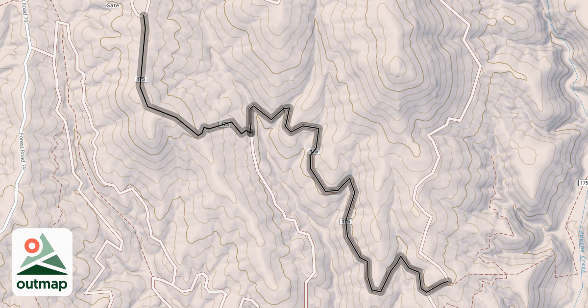 Map of Baldy Trail (175)
