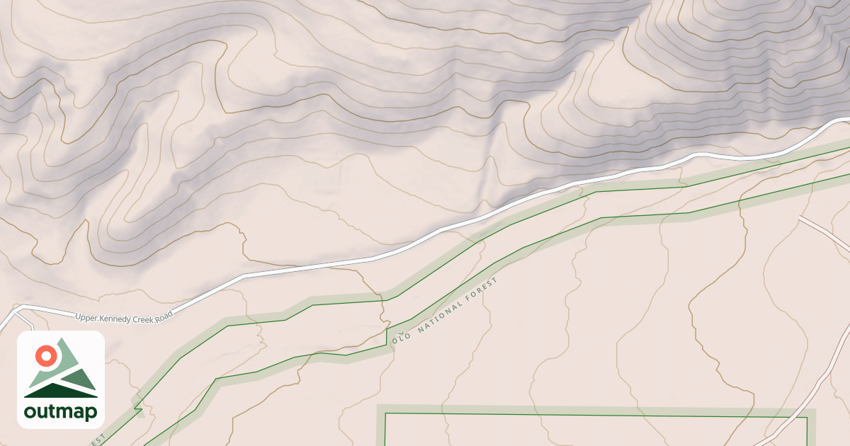 Map of KENNEDY CREEK